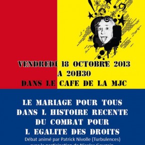 Café des Lumières #1 : le mariage pour tous et l'égalité des droits Café des Lumières #1 : le mariage pour tous et l'égalité des droits