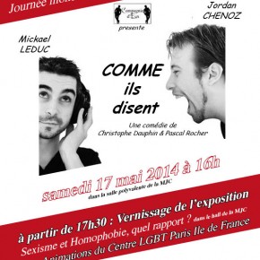 Samedi 17 mai à 16h : "Comme ils disent" à la MJC de Noisiel Samedi 17 mai à 16h : "Comme ils disent" à la MJC de Noisiel