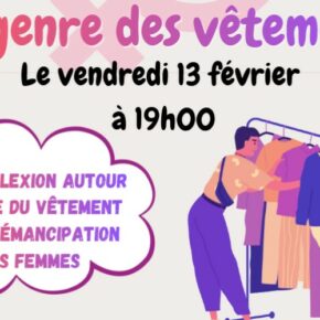 Café des Lumières: Le genre des vêtements, le 13 février 2026, 19h, MJC Boris Vian