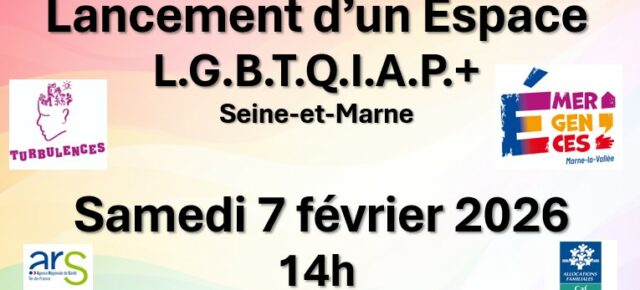 Lancement d’un espace LGBTQIAP Marne-la-Vallée 7 février 2026, 14h, Torcy